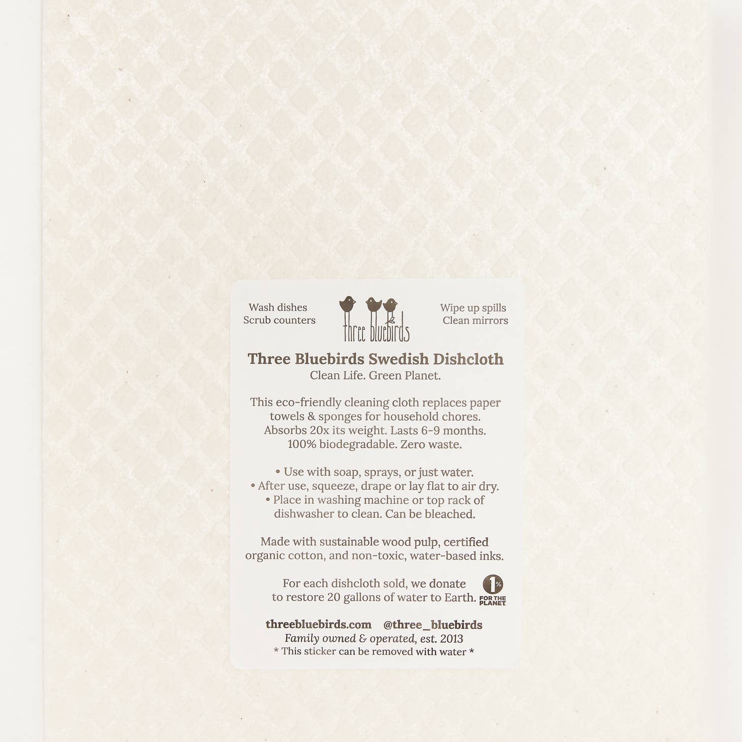 Flower Power Swedish Dishcloth - Thumbnail 5